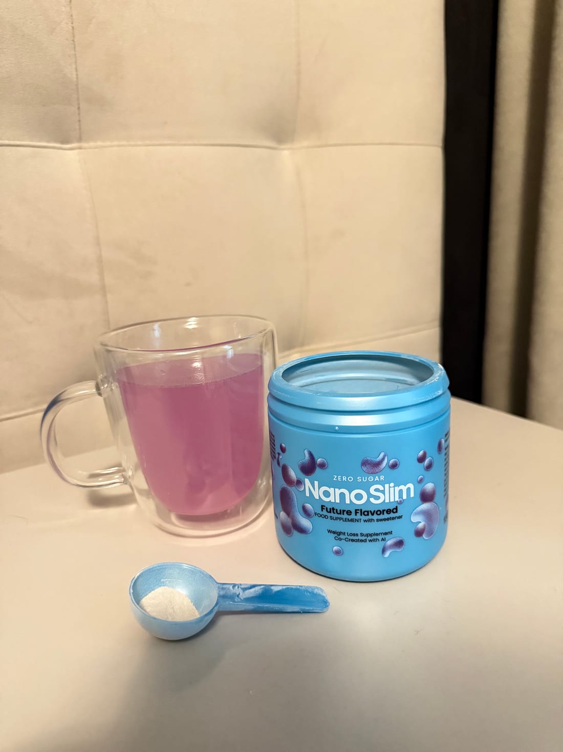 Foto inviata da Laura di Torino: Lo sciolgo ogni mattina nel mio drink. Energia costante fino a sera, senza il crollo del pomeriggio.